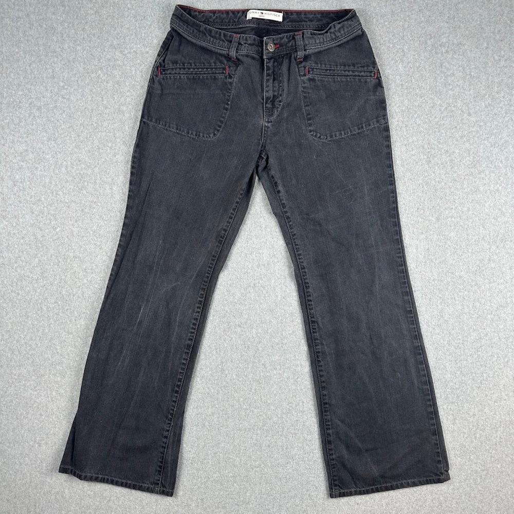 Tommy Hilfiger Womens‎ Dark Wash Bootcut Jeans Size 8 Rodeo Cowboy